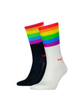 Levis Regular Cut Pride 2P Socks