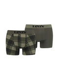 Levis Printed Plaid Boxer Brief 2-Pack