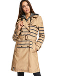 Khujo Halina Print Trenchcoat