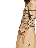 Khujo Halina Print Trenchcoat